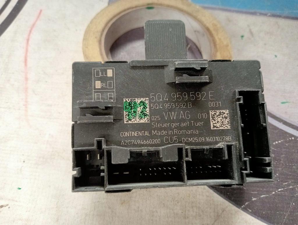 PORTIER REGELAPPARAAT RV golf 7 Golf VII (AUA) (5q4959592e), Gebruikt, -, Volkswagen, -