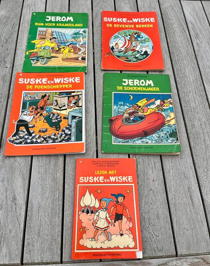 Groot lot Suske en Wiske & Jerom strips (45+ stuks), Boeken, Stripverhalen, Gelezen, Meerdere stripboeken, Ophalen
