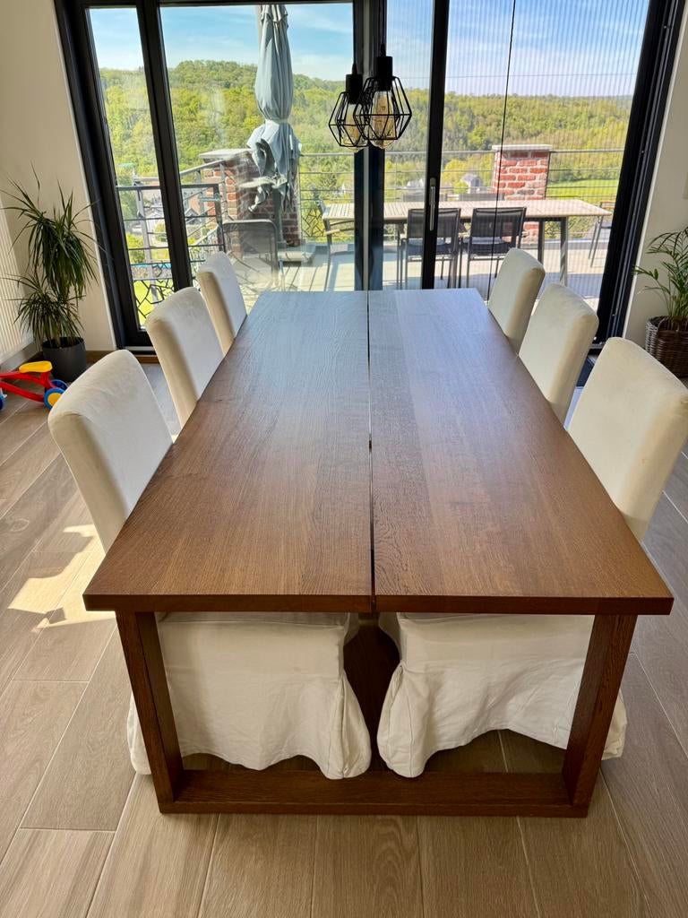 Tables et chaises salle a manger, Maison & Meubles, Salles à manger complètes, Utilisé, Enlèvement