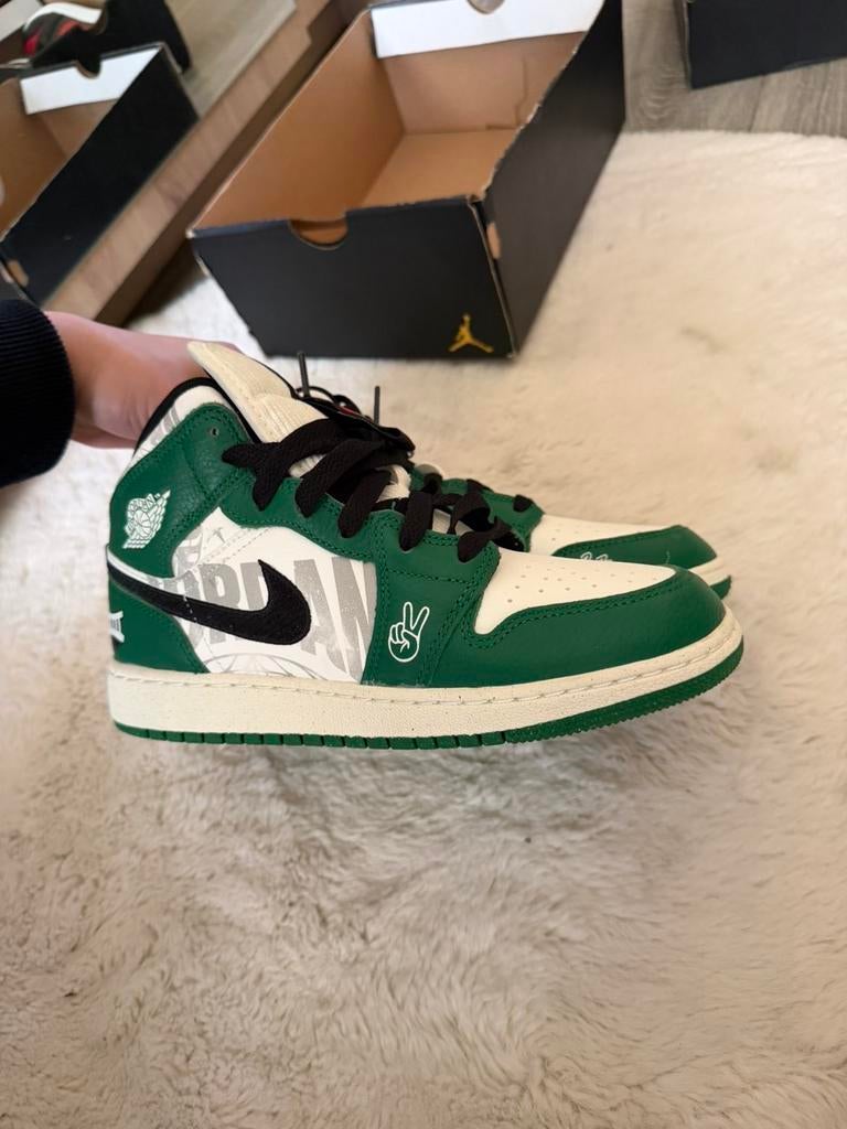 Jordan 1, Kleding | Heren, Schoenen, Zo goed als nieuw, Sneakers, Wit, Ophalen of Verzenden