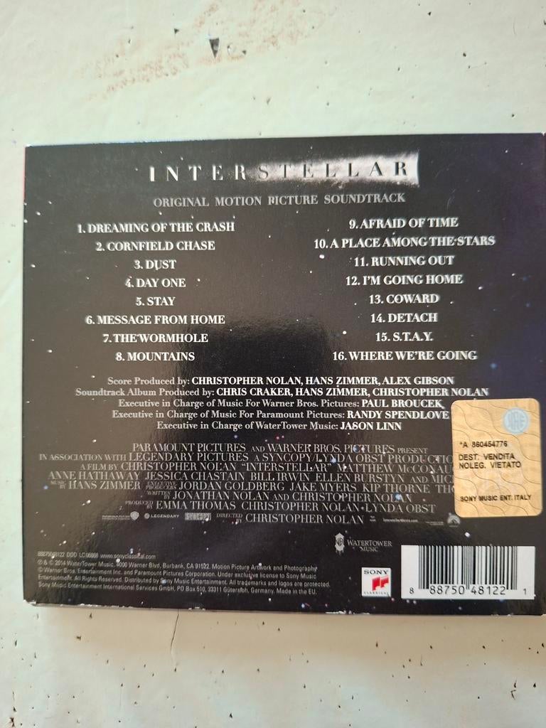 Interstellar soundtrack, Ophalen