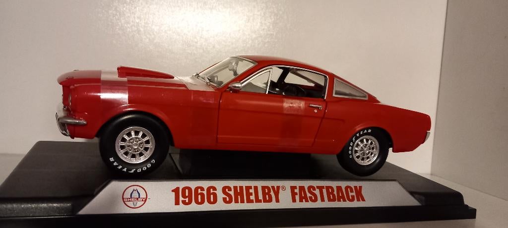 1/18 Ford Shelby GT.350 Fastback 1966 Shelby Collectibles, Ophalen of Verzenden, Nieuw, Auto, Overige merken