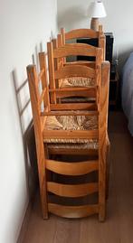4 chaises en osier, Klassiek, Comme neuf, Brun, Enlèvement