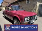 Alfa Romeo Giulia Nuova Super 1300 | 1975 | Route 66 Auction, Zwart, Bedrijf, Handgeschakeld, Overige carrosserie