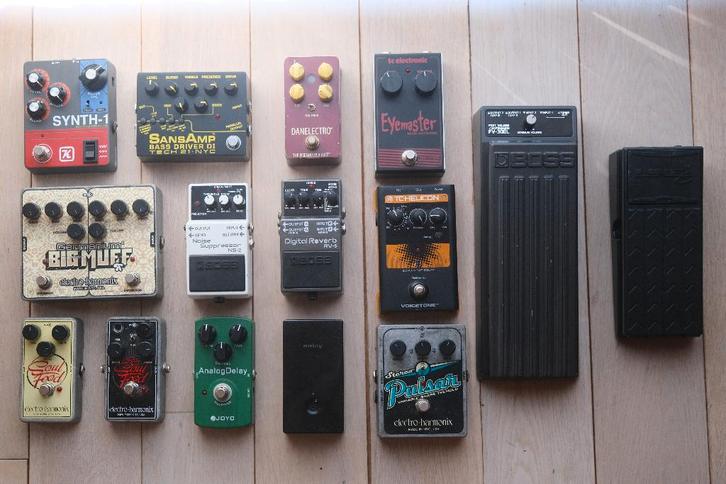 Guitar Effects/Pedals -Boss-EHX-Danelectro-TC-Keeley, Musique & Instruments, Effets, Utilisé, Chorus, Delay ou Écho, Reverb, Volume