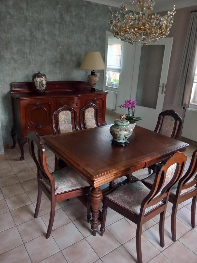 Antieke eetplaats, Antiquités & Art, Antiquités | Meubles | Tables, Enlèvement
