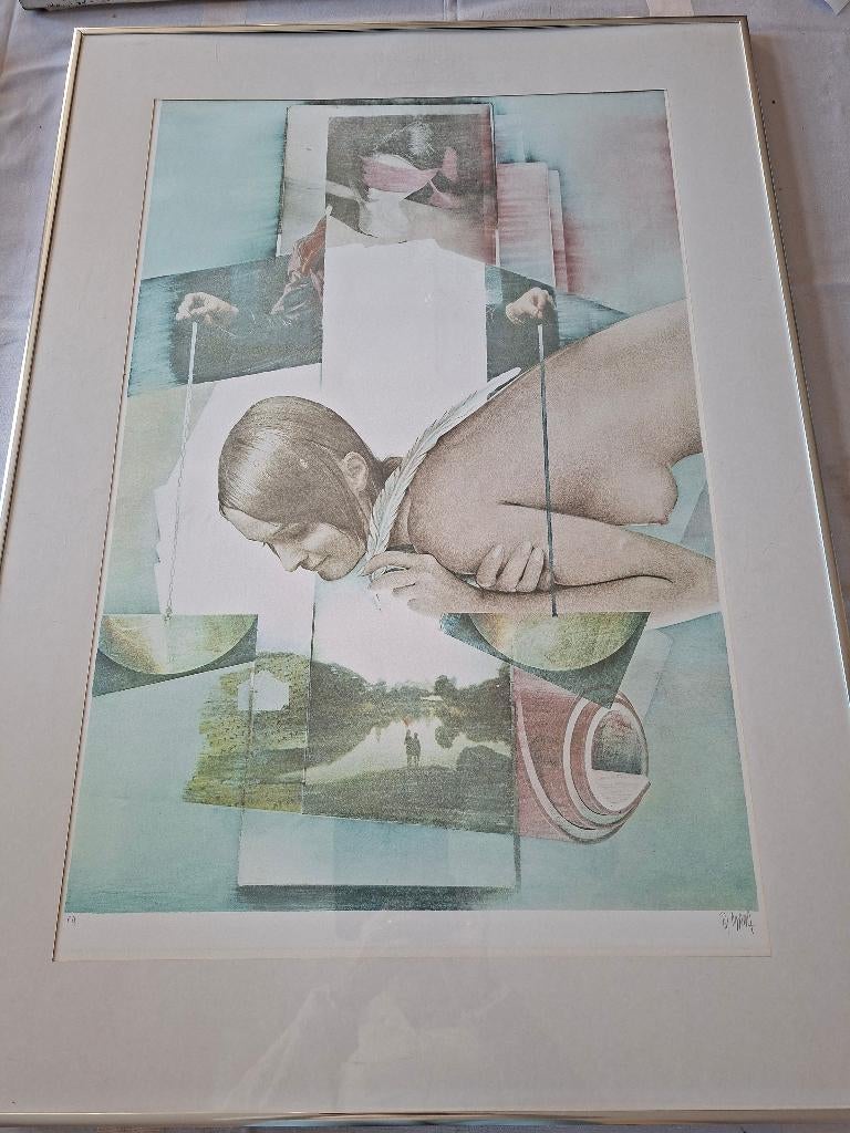 Litho Pol Mara, epreuve d'artiste, gesigneerd, Antiquités & Art, Enlèvement ou Envoi