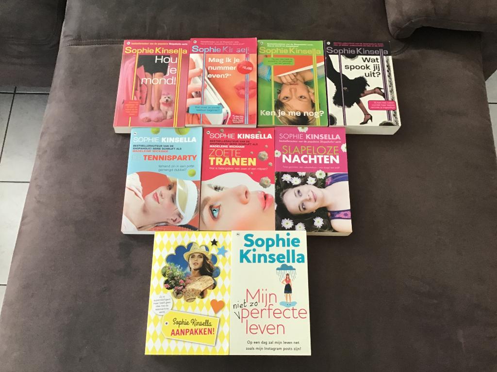 9 x boek Sophie Kinsella., Ophalen of Verzenden, Sophie Kinsella, België
