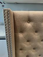 Hoofdeinde bed, Huis en Inrichting, Ophalen, Beige, Tweepersoons, Zo goed als nieuw