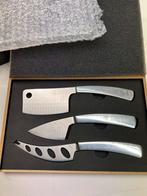 Kaasmessen set, kaasbestek nieuw in cadeau verpakking, Huis en Inrichting, Keuken | Bestek, Ophalen of Verzenden, Nieuw, Inox of Chroom