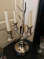 NIEUW KANDELAAR Eichholtz Candle Holder Anderson Flamant, 25 tot 50 cm, Grijs, Ophalen of Verzenden, Zo goed als nieuw