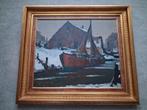 Lippens Piet - Bateau - peinture sur toile - 60 cm-80 cm, Enlèvement, Peinture