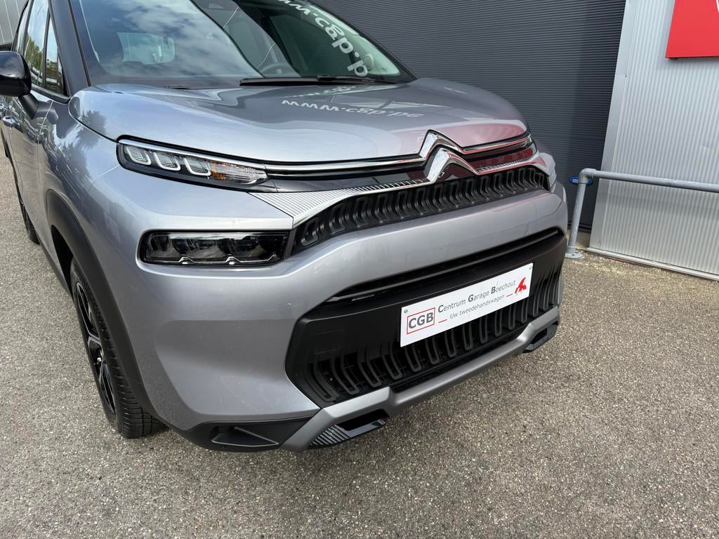 Citroën C3 Aircross 12 SHINE 110pk man6 ALS NIEUW 6000 KLM, Autos, Citroën, Argent ou Gris, Achat, Euro 6, Boîte manuelle