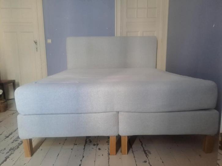 sommier à ressorts + matelas IKEA DUNVIK 180x200, Maison & Meubles, Chambre à coucher | Lits boxsprings, Comme neuf, 180 cm, 200 cm