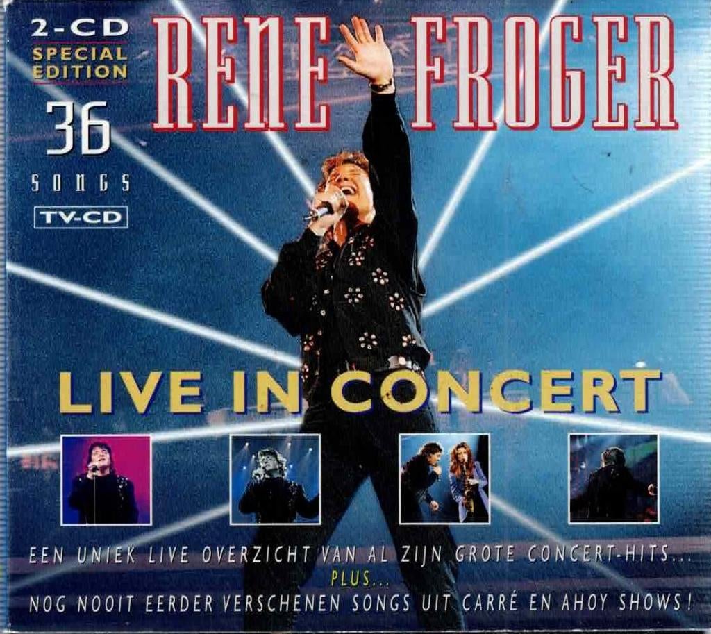 2 x CD  /  Rene Froger* – Live In Concert, Cd's en Dvd's, Cd's | Overige Cd's, Ophalen of Verzenden