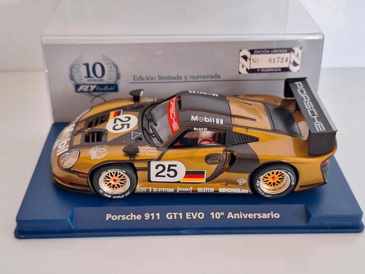 Fly Slotcar Porsche 911 GT1 10e anniversaire A2003, Enfants & Bébés, Jouets | Circuits, Neuf, Circuit, Électrique, Autres marques