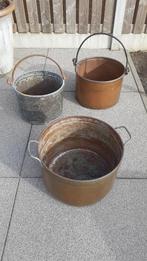 3 koperen ketels, Ophalen, Koper
