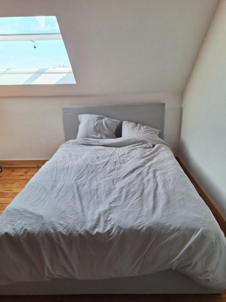 Lit  ikea gladstad 140x200, Enlèvement, Comme neuf, Deux personnes