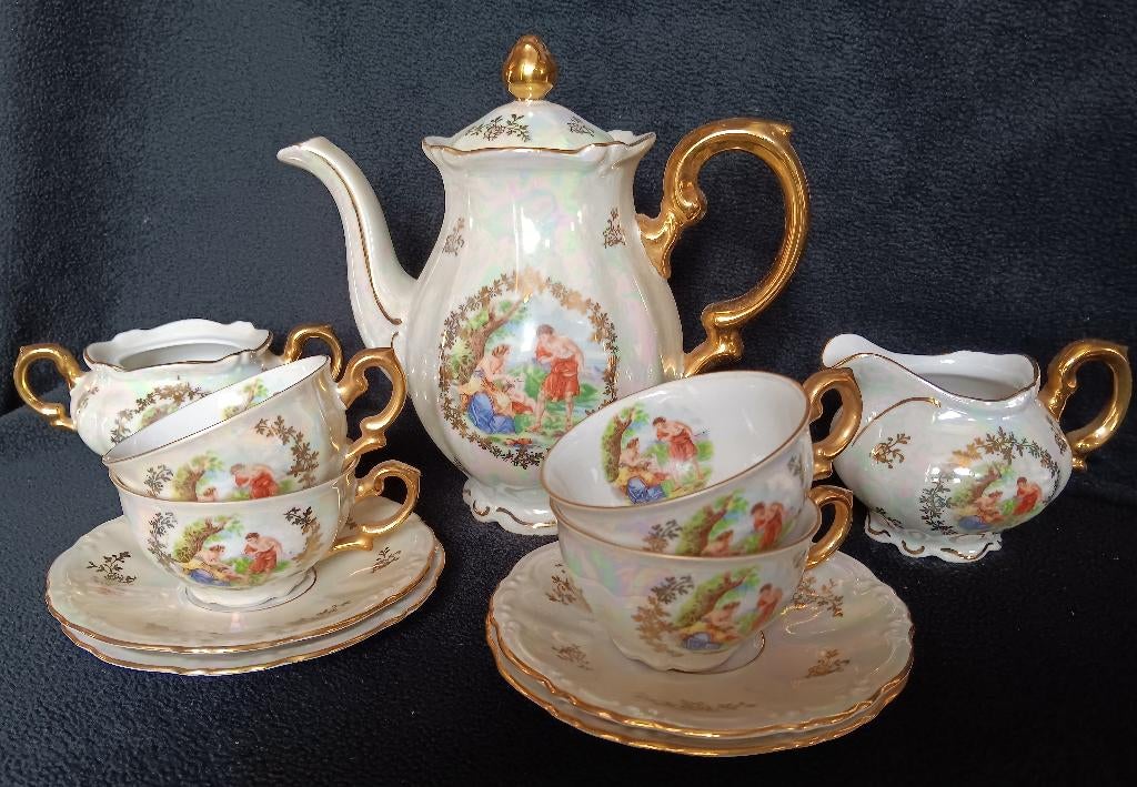 Mokkaservies - 4 personen, Ophalen of Verzenden