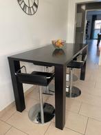 Table haute de cuisine + 4 tabourets, Enlèvement ou Envoi, Moins de 100 cm, 150 à 200 cm, Comme neuf