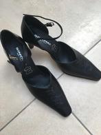 Zwarte lederen schoenen maat 39 nieuwstaat, Ophalen