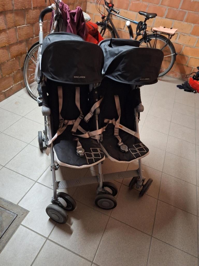 poussette pour jumeaux, Enfants & Bébés, Enlèvement, Utilisé, Maclaren, Modèle duo