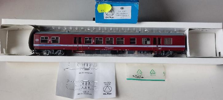 SNCB/NMBS OS.KAR BDK BORDEAUX*HO*DC 3007, Hobby en Vrije tijd, Modeltreinen | H0, Zo goed als nieuw, Treinset, Gelijkstroom, Overige merken