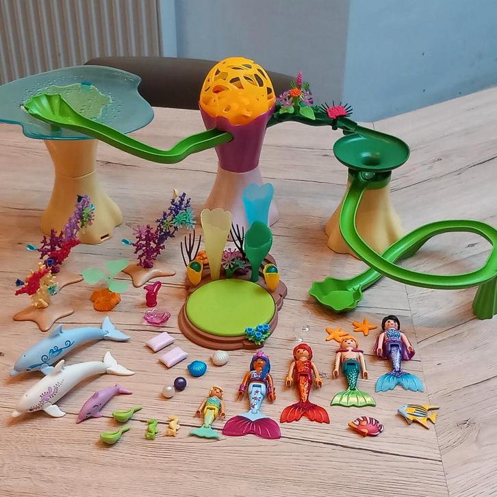 Magic Mermaids 70094 Playmobil lichtgevend koraalpaviljoen, Kinderen en Baby's, Speelgoed | Playmobil, Gebruikt, Complete set