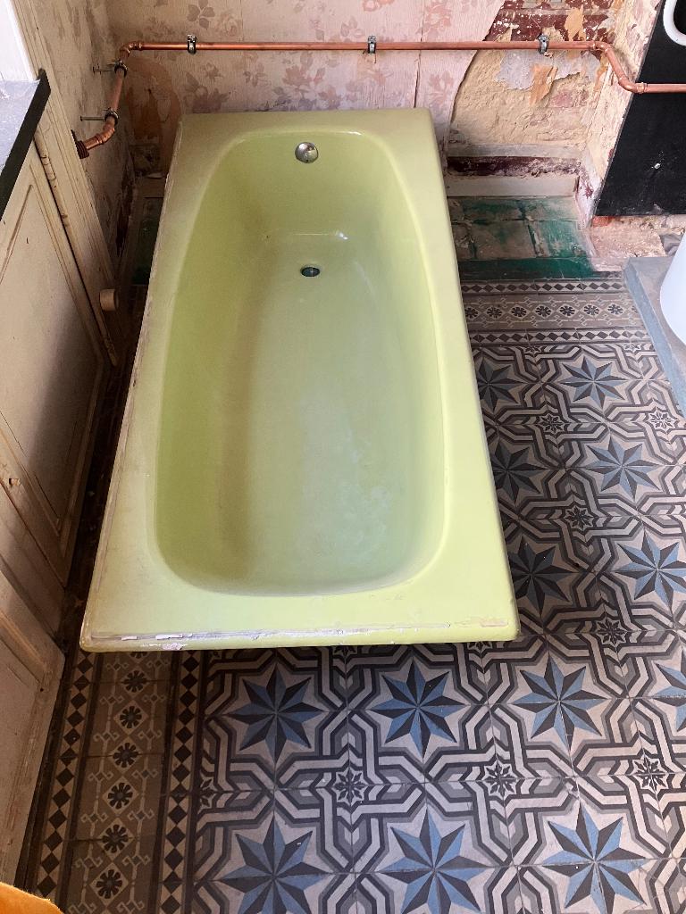 baignoire et lavabos, Enlèvement, Utilisé, Avec baignoire