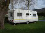Caravan Burstner 480TK Fun Sportif jaar 2000, Poêle, Particulier, Bürstner, Coin salon convertible
