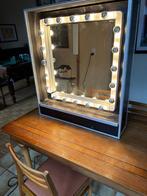 miroir de maquillage prof./miroir hollywoodien, Moins de 100 cm, Enlèvement, Utilisé, Rectangulaire