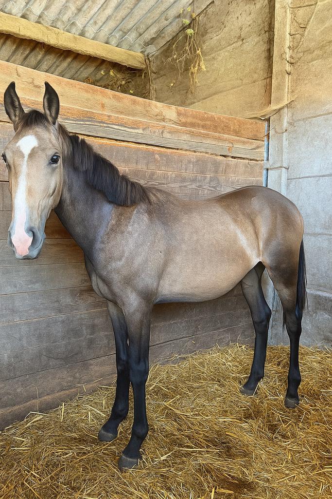 Beau et doux étalon de 2 ans, Animaux & Accessoires, Chevaux, Étalon, Non dressé, 160 à 165 cm, Cheval de récréation, Avec pedigree