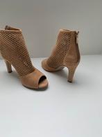 Hoge hak enkellaarsjes met open teen “ Caroline Bis “, Ophalen, Beige, Lage of Enkellaarzen, Zo goed als nieuw
