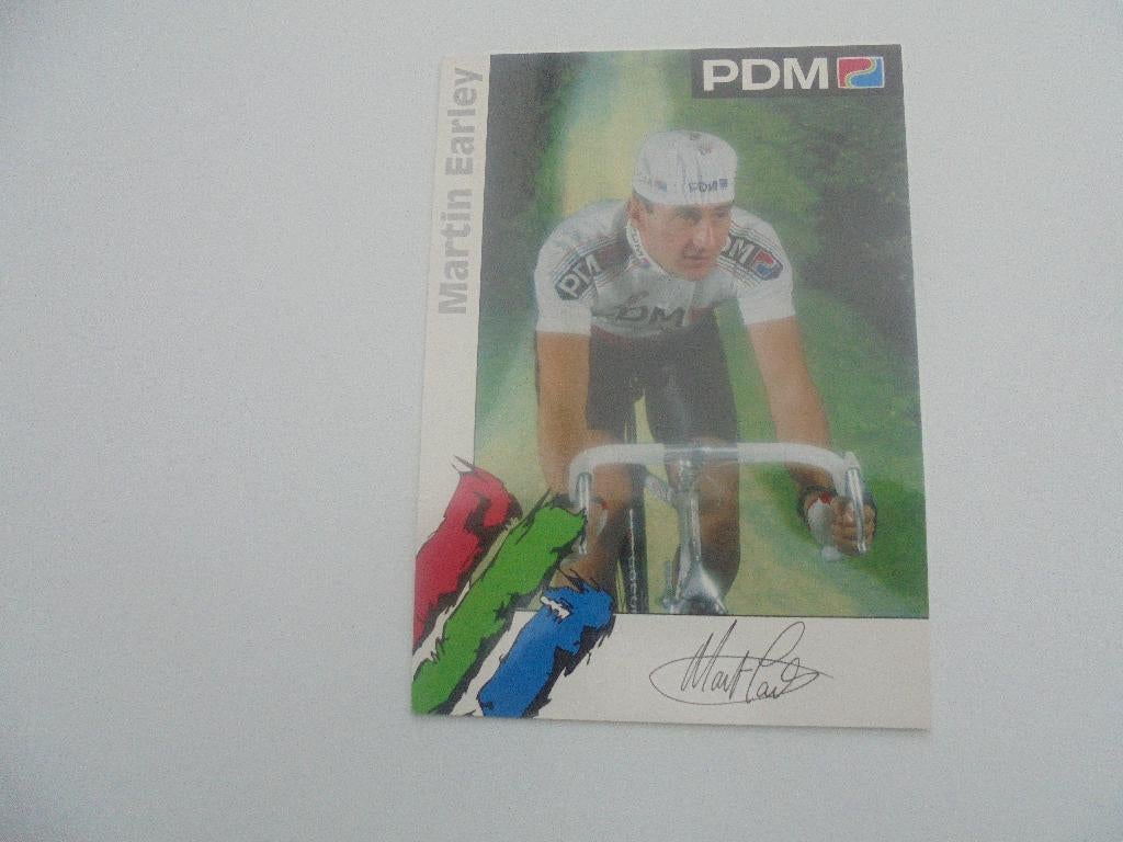 wielrenner-maarten earley, Collections, Photos & Gravures, Envoi, 1980 à nos jours, Comme neuf, Photo