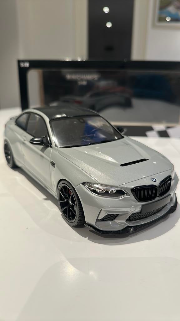 BMW M2 CS 1/18 Minichamps Nieuwstaat, Ophalen of Verzenden, Nieuw, Auto, MiniChamps
