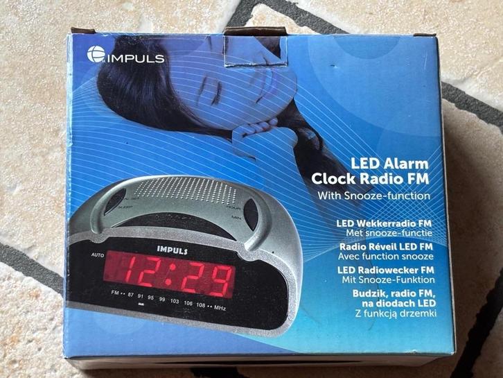 Wekkerradio nog nieuw, Elektronische apparatuur, Wekkers, Nieuw, Digitaal, Ophalen of Verzenden