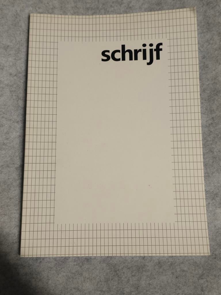 Schrijf - Studieboek - Katern, Boeken, Ophalen of Verzenden, Jelle De Keersmaecker