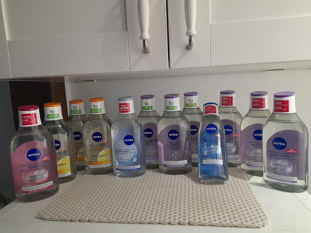 Nivea micellair water 400 ml gevoelige/vermoeide huid,..., Ophalen of Verzenden, Nieuw, Gehele gezicht, Reiniging