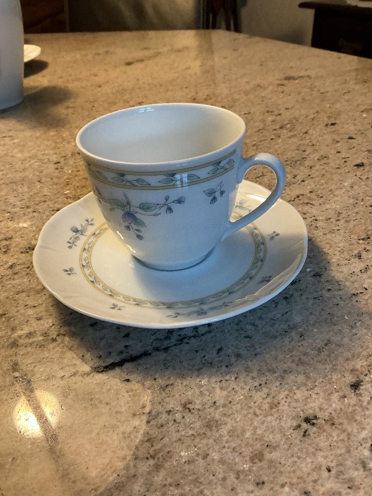 Servies, Huis en Inrichting, Keuken | Servies, Ophalen, Zo goed als nieuw, Porselein, Compleet servies