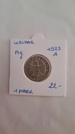 Weimar 1 mark 1925 A  AG MOOI, Ophalen of Verzenden