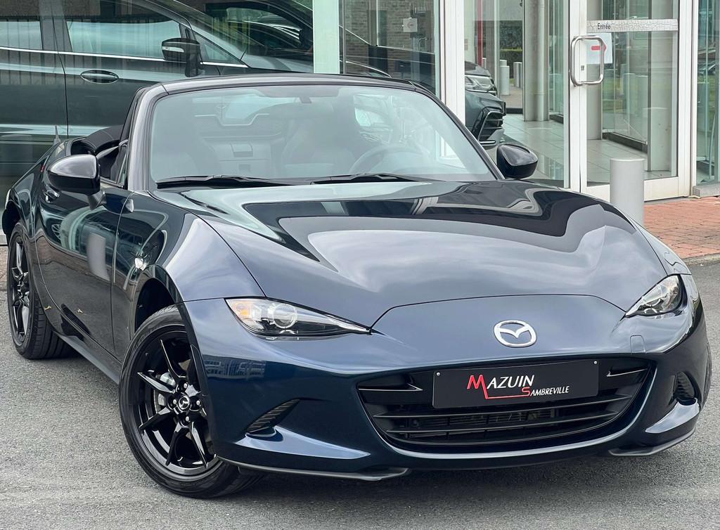 Mazda MX-5 1.5i Skyactiv-G * Etat Neuf * CarPlay * 20.000 Km, Auto's, Stof, Gebruikt, Zwart, 4 cilinders