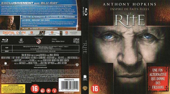 le rite (the rite) (blu-ray) neuf, CD & DVD, Blu-ray, Comme neuf, Horreur, Enlèvement ou Envoi