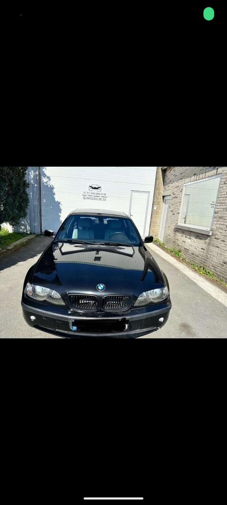 BMW Série 3 – 316i (E46), Auto's, BMW, Particulier, 3 Reeks, Android Auto, Benzine, Automaat, Zwart, Grijs, Leder, Ophalen