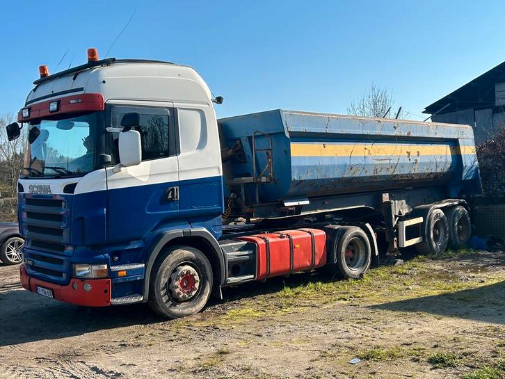 Scania-tractor, kiepwagen en machinedrager, Auto diversen, Aanhangers en Bagagewagens, Ophalen