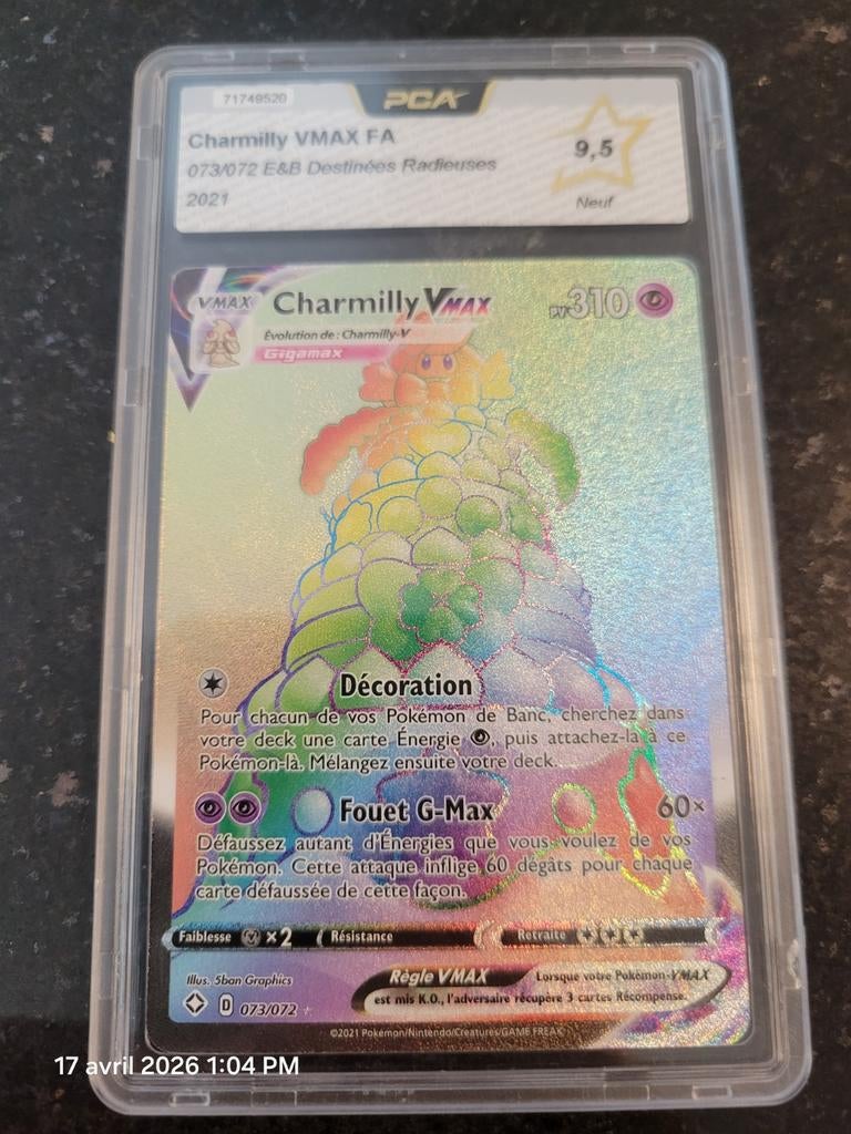 Pokemon- Charmilly VMAX FA 073/072 - année 2021, Enlèvement ou Envoi