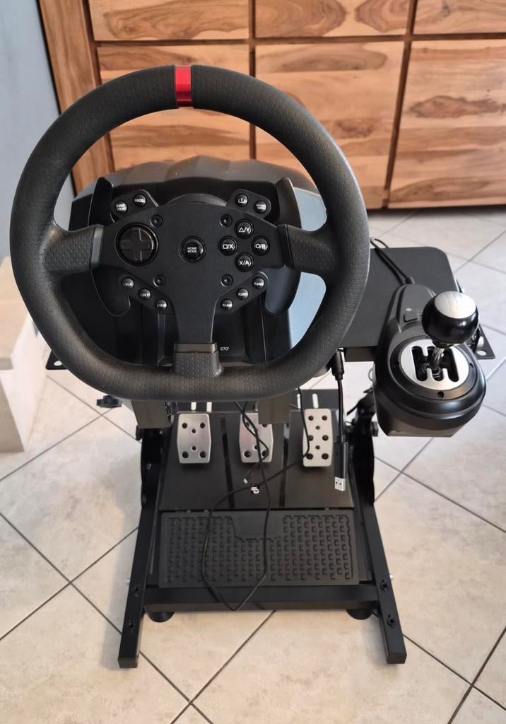 Volant , pédalier, changement de vitesses et support., Enlèvement, Comme neuf, Simulation