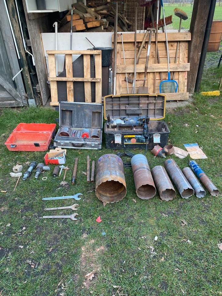 Beton kernboor set of apart CARAT, Doe-het-zelf en Bouw, Gereedschap | Boormachines, Gebruikt, Ophalen