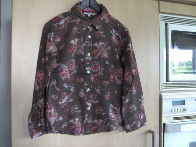 Bloes Tommy Hilfiger maat 122  Bloes Filou maat 128., Meisje, Overhemd of Blouse, Zo goed als nieuw, TOMMY  HILFIGER.