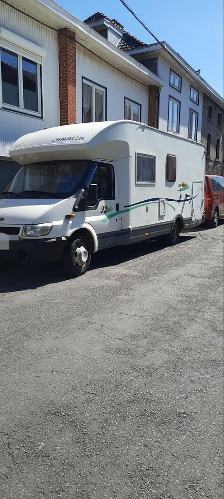 motorhome Ford Chausson Trigano 2003, Caravanes & Camping, Camping-cars, Particulier, Auvent, Four