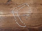 oude kleine witte stenen paternoster, rozenkrans, begin 1900, Antiek en Kunst, Antiek | Religieuze voorwerpen, Ophalen of Verzenden